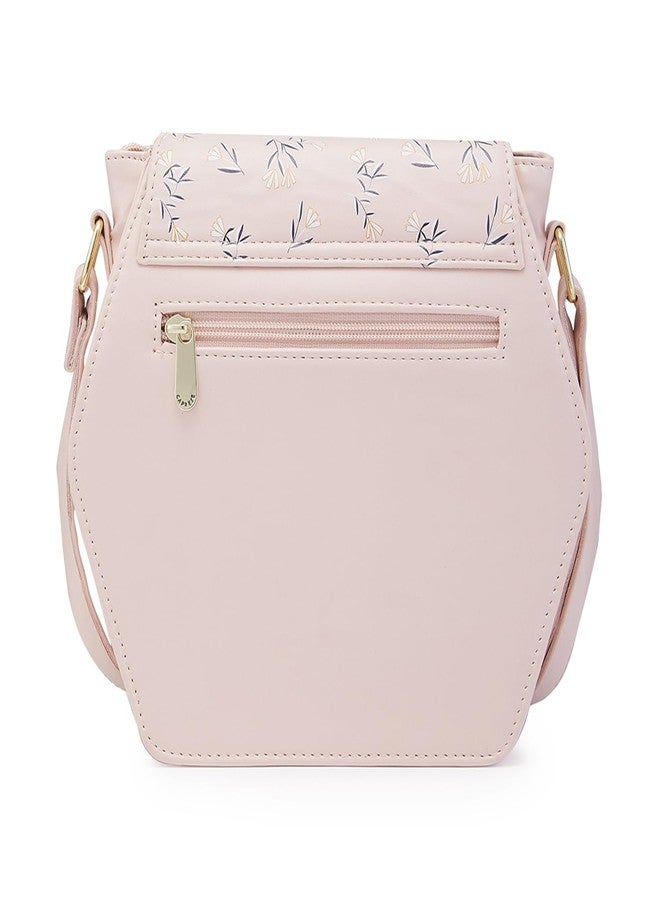 كابريس حقيبة يد نسائية كبيرة الحجم من كابريس ميريدا، لون وردي فاتح مطبوع - Image 5